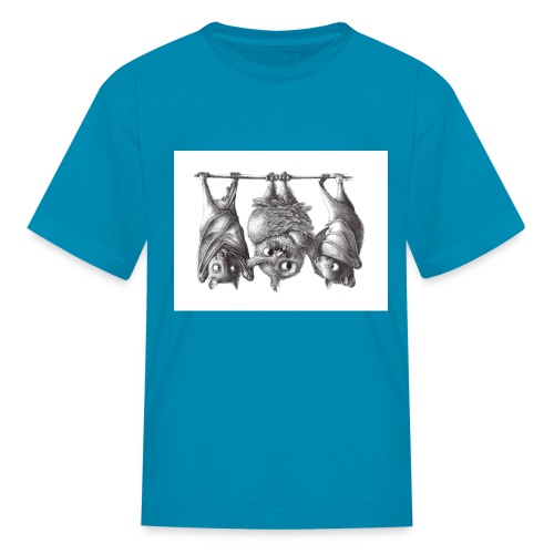 Vampire Owl with Bats - Kids' T-Shirt
