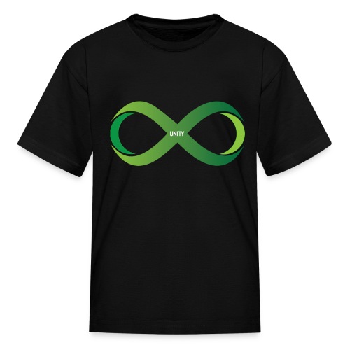 Unity Bands Front and Back with logo and slogan - Kids' T-Shirt