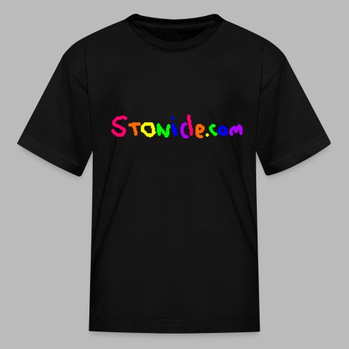 Stonicle.com Cosmic Color Logo - Kids' T-Shirt