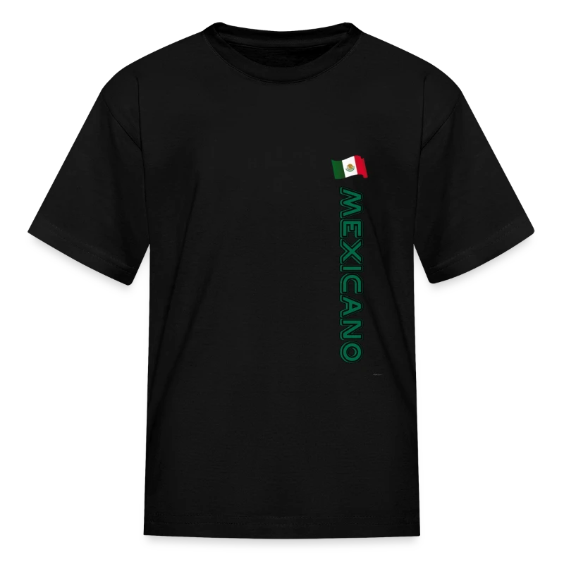 Mexico Flag Shirt Mexicano Vertical - Kids' T-Shirt