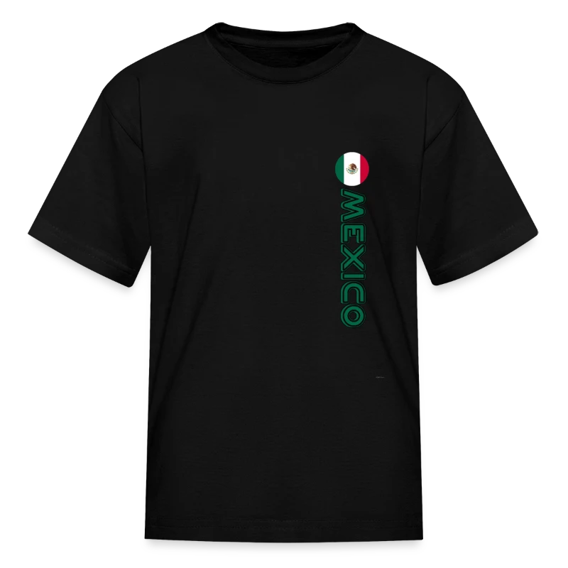 Mexico Flag Shirt Mexico Badge Vertical - Kids' T-Shirt