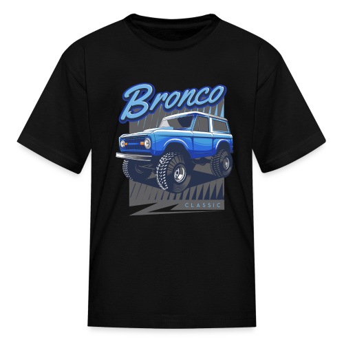 BRONCO BLUE CLASSIC TRUCK - Kids' T-Shirt