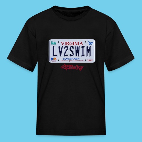 VA license plate LV2SWIM - Kids' T-Shirt