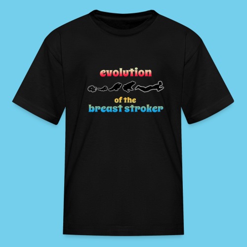 Evolution of BreastStroke - Kids' T-Shirt