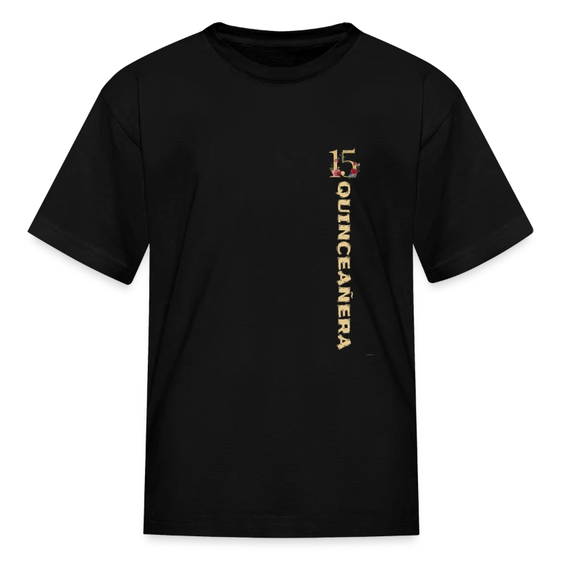 15 Year Old Quinceanera Shirt Latin Style Fifteen - Kids' T-Shirt