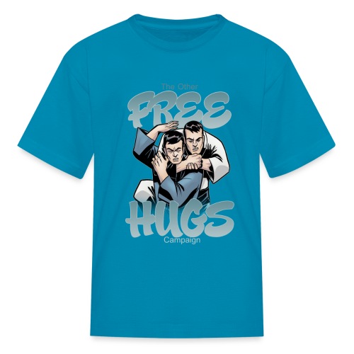 Judo shirt Jiu Jitsu shirt Free Hugs - Kids' T-Shirt