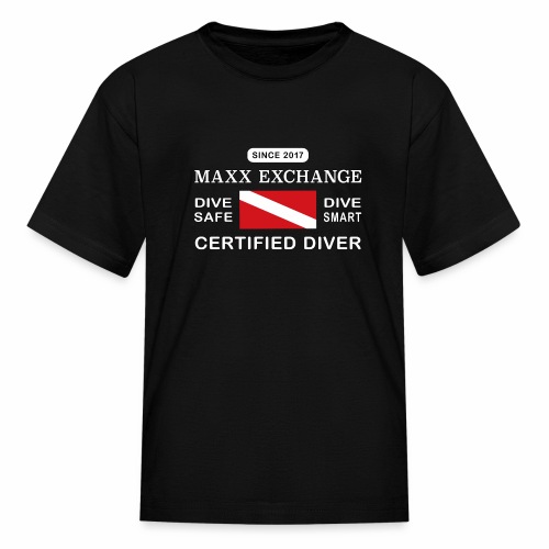 Maxx Exchange Certified Diver Wetsuit Snorkel. - Kids' T-Shirt