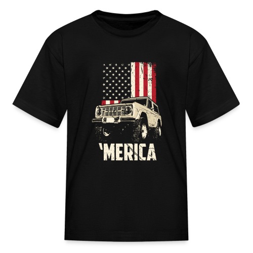 Bronco 'Merica Truck - Kids' T-Shirt