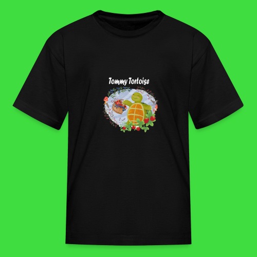 Tommy Tortoise black - Kids' T-Shirt