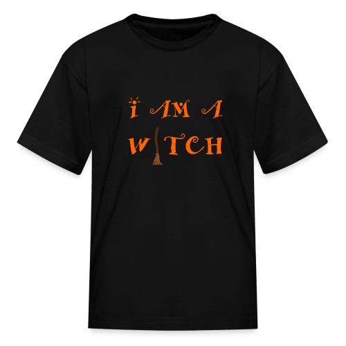 I Am A Witch Word Art - Kids' T-Shirt