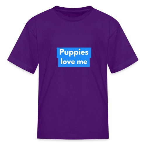 Puppies love me - Kids' T-Shirt