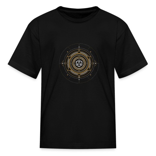 Sacred Symbol Polyhedral D20 Dice - Kids' T-Shirt