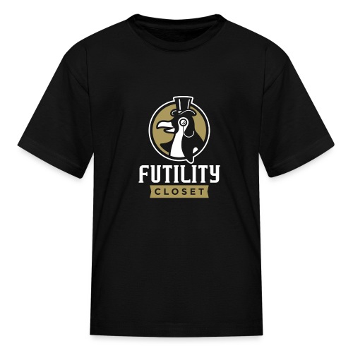 Futility Closet Logo - Reversed - Kids' T-Shirt