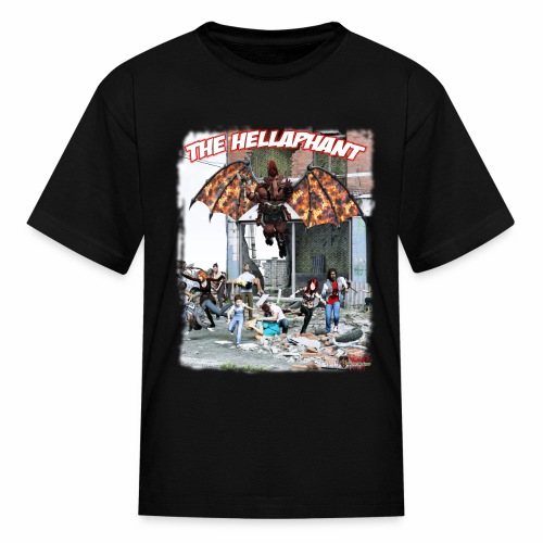 The Hellaphant Alternate Concept: Re-Issue - Kids' T-Shirt