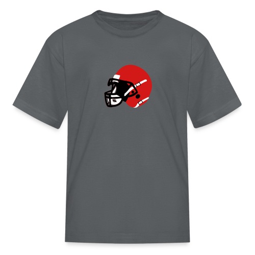 Custom 3 Color Football Helmet - Kids' T-Shirt