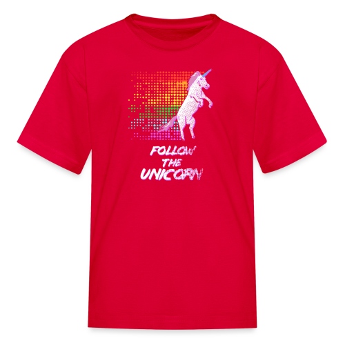 Follow The Unicorn - Kids' T-Shirt