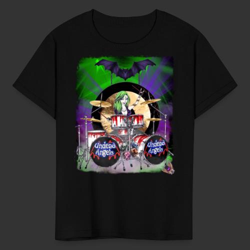 Undead Angels: Vampire Drummer Juliette Classic - Kids' T-Shirt