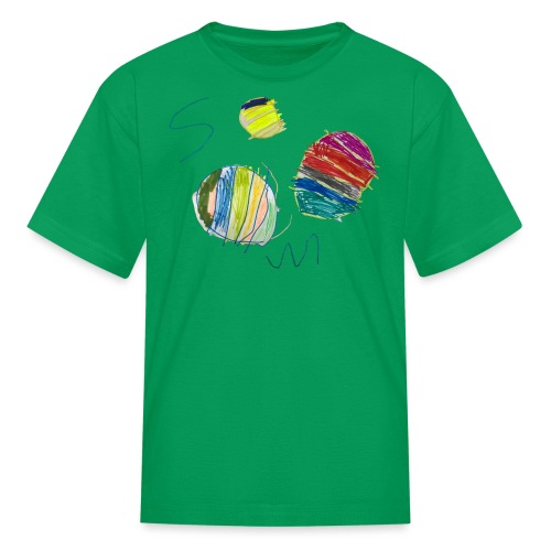 Three basketballs. - Kids' T-Shirt