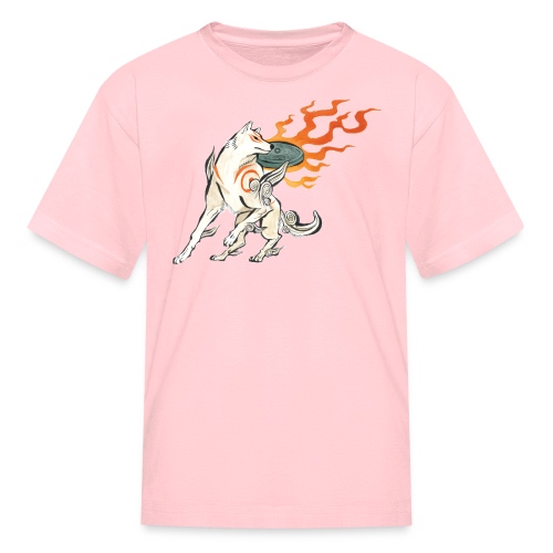 Fire wolf - Kids' T-Shirt