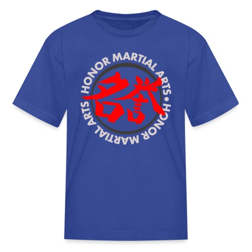 Honor Martial Arts Kanji Design Light Shirts - Kids' T-Shirt