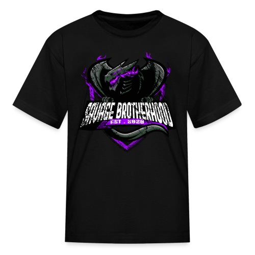 SAVAGE BROTHERHOOD Stamped Logo Purple - Kids' T-Shirt