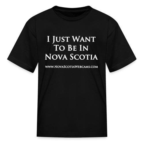 i just want to be in ns white - Kids' T-Shirt