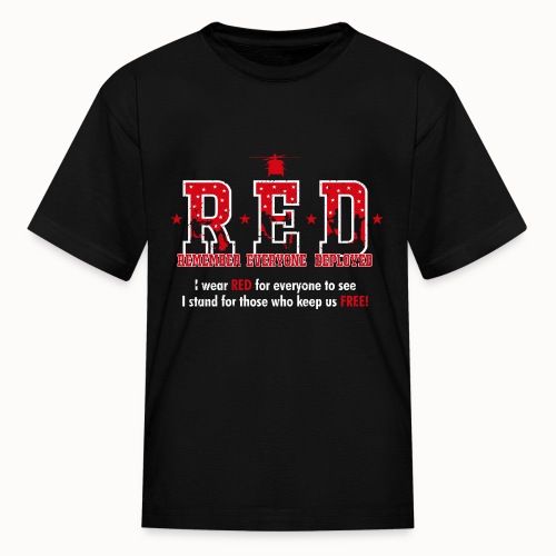 RED Friday - I Stand For Those Who Keep Us FREE! - Kids' T-Shirt