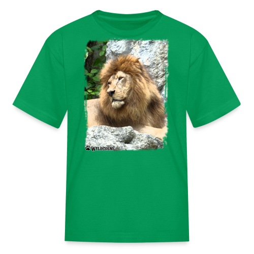 Lion On Rocks - Kids' T-Shirt