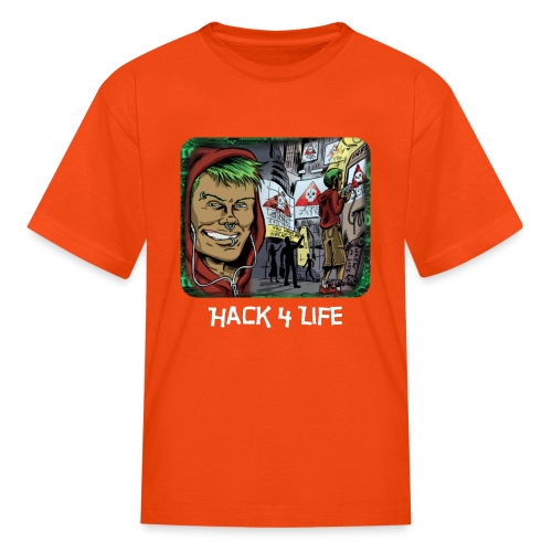 Hack 4 Lifev2 png - Kids' T-Shirt