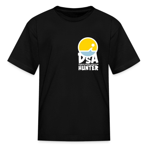 DSA Hunter Light Logo - Front and Back - Kids' T-Shirt