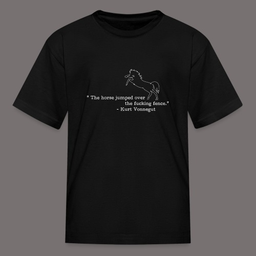Kurt Vonnegut Sports Journalist - Kids' T-Shirt