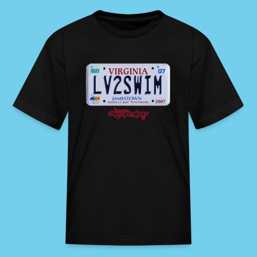VA license plate LV2SWIM - Kids' T-Shirt