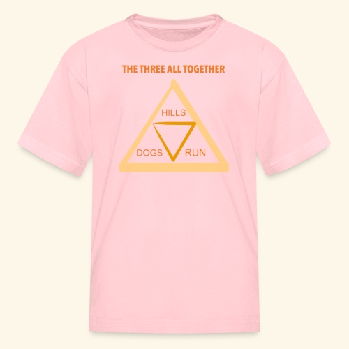 Run4Dogs Triangle - Kids' T-Shirt