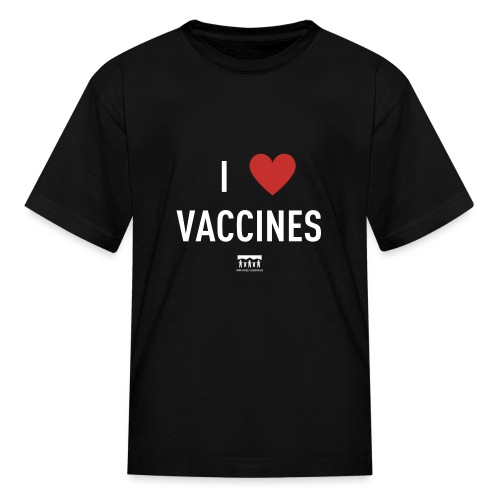 I heart vaccines Immunize Colorado Logo 1 - Kids' T-Shirt