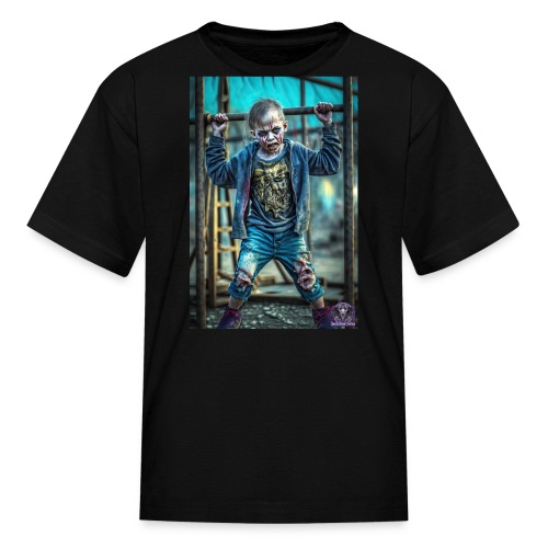 Zombie Kid Playground B12: Zombies Everyday Life - Kids' T-Shirt