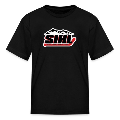 SIHL Logo White Outlined - Kids' T-Shirt