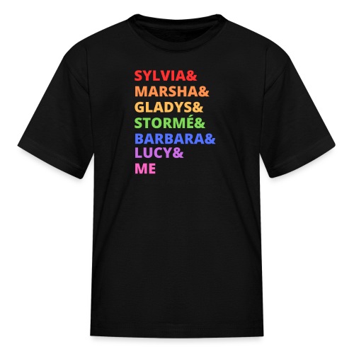 Queer Heroines & Me (Rainbow) - Kids' T-Shirt