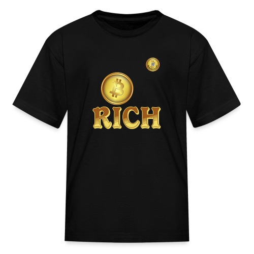 Bitcoin-Rich - Kids' T-Shirt