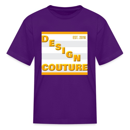 DESIGN COUTURE EST 2016 ORANGE - Kids' T-Shirt