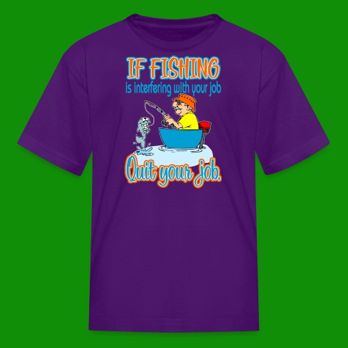 Fishing Job - Kids' T-Shirt