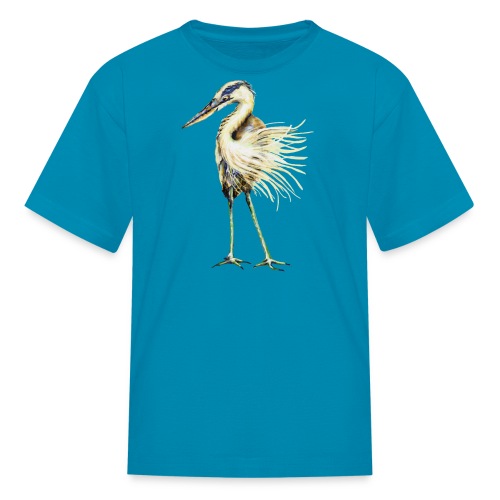 Great Blue Heron - Kids' T-Shirt