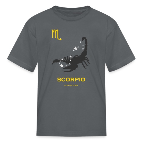 Scorpio zodiac astrology horoscope - Kids' T-Shirt