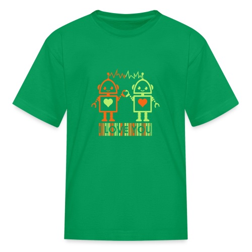 Robot Couple - Kids' T-Shirt