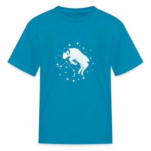 Ambitious Aries Constellation Birthday March April - Kids' T-Shirt