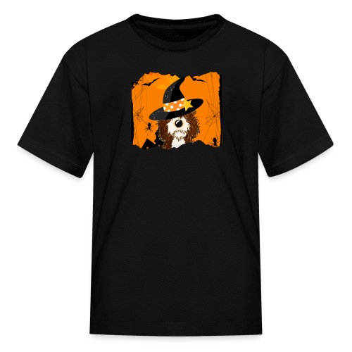 Spooky Chocolate and White Doodle - Kids' T-Shirt