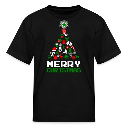 Ornament Merry Christmas Tree - Kids' T-Shirt
