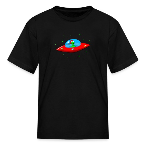UFO Alien Santa Claus - Kids' T-Shirt
