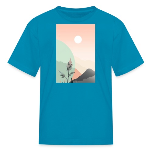 Retro Sunrise - Kids' T-Shirt