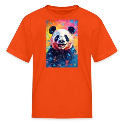 Paint Splatter Panda Bear - Kids' T-Shirt
