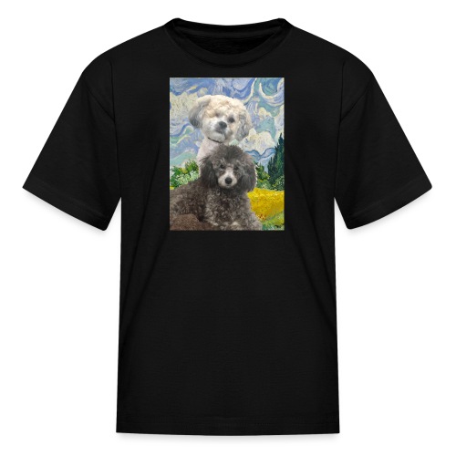 Morty and Wonton - Dogs of Modern Art - Kids' T-Shirt